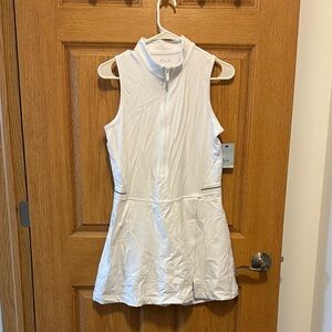 FLX White Sleeveless Golf Dress